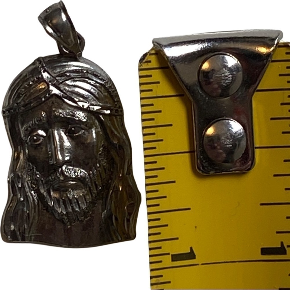 Sterling Silver Jesus pendant
